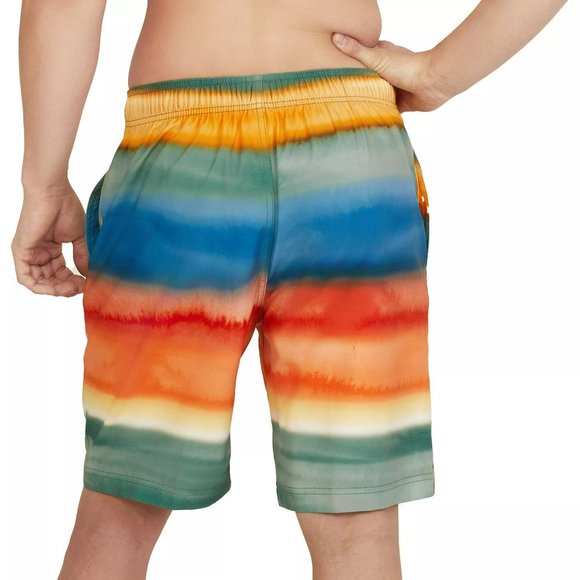 Speedo Men's Coastal Ombre Boardshort in Dark Ivy UPF 50+ Water Repellent Sz XL - Picture 2 of 14